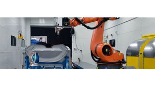 Roboter gehen gerne “eigene Wege”. Eine präzise Kalibrierung per Lasertracker macht diesem Eigensinn ein Ende.  (Bild: Faro)