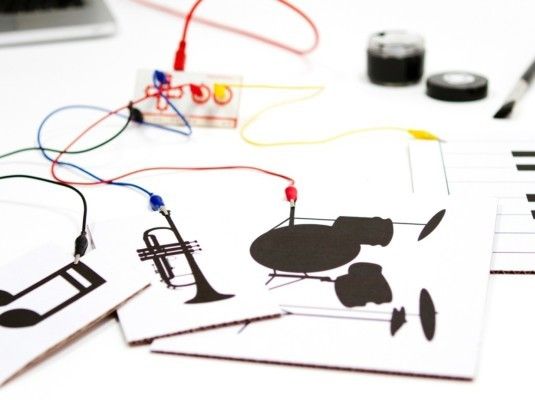 Electric Paint: Anwendungsbeispiele für die elektrische Tinte (Bild: RS Components)