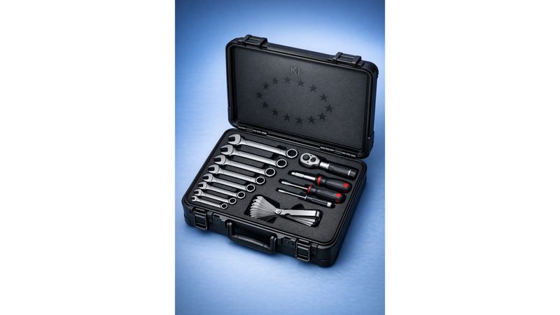 KI-generierter Werkzeugkoffer. In bestimmten Anwendungsfällen schreibt der EU AI Act Transparenzpflichten für KI-generierte Inhalte vor. Das Online-Seminar „KI für Einsteiger“ vermittelt grundlegendes Wissen zum Einsatz von KI-Tools, zum verantwortungsvollen Umgang mit KI-Systemen sowie zu den Anforderungen des EU AI Acts.(Bild:  KI-generiert)