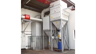 An den Putz- und Kontrollstrecken der Stahl-/Aluminium-Fertigung ist eine neue
Trockenabsaugung im Einsatz, die besonders effizient und leise ist. (Keller Lufttechnik)