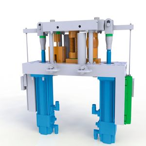 Mit einem selbst angetriebenen Werkzeug sollen Umformer ihre Produktion schnell an unterschiedliche Anforderungen anpassen können.(Bild:  TU Chemnitz/IWP)