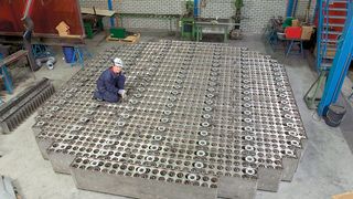 Sulzer Chemtech baut seine geografische Präsenz aus. Auf dem Bild: Swirldeck für Gas/Flüssig-Trennung. (Archiv: Vogel Business Media)