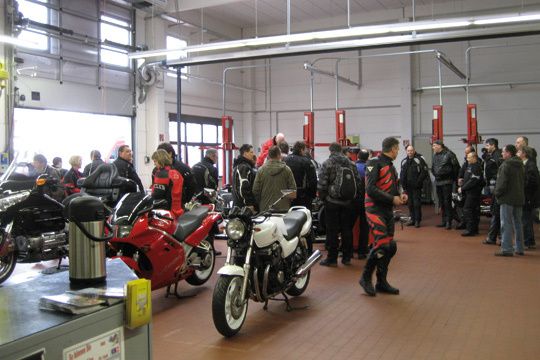 An vier Standorten vertreibt das Mobil-Center Honda-Motorräder – hier eine VIP-Veranstaltung. (Archiv: Vogel Business Media)