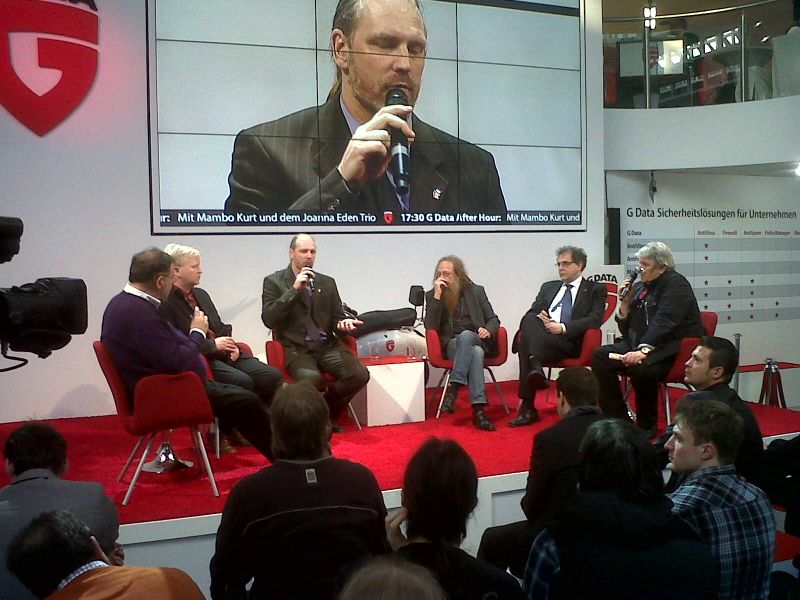Die Expertenrunde bei G Data war mit Hochkarätern aus der IT-Security-Szene besetzt. (Archiv: Vogel Business Media)