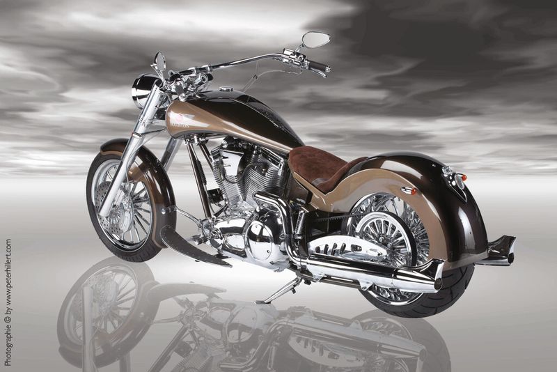 Die Hollister’s Classic, deutsche Antwort auf die legendäre Harley Davidson (Bild: Rehm/Hollister)