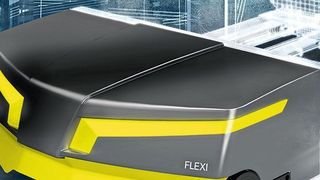Das SSI Flexi Shuttle ermöglicht die Lagerung eines breiten Spektrums an Transporteinheiten und -abmessungen auch unter Tiefkühlbedingungen. (SSI Schäfer Automation GmbH)