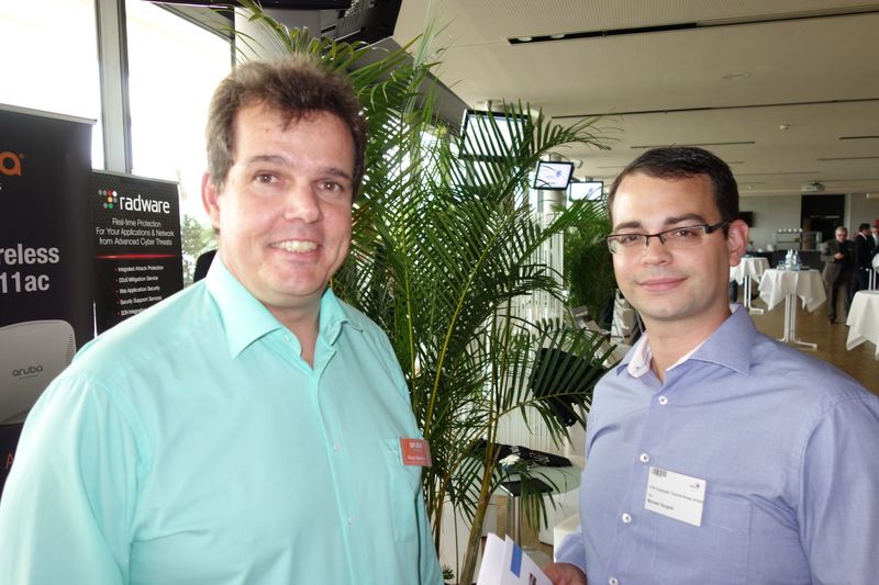 (l.) Peter Buhmann, Aruba und Michael Gaugele, CTK (IT-BUSINESS)