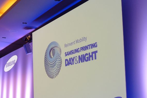 Samsung Printing Day&Night hatte Reinvent Printing zum Thema (Bild: Samsung)