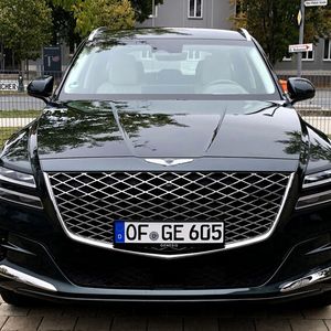 Mit dem GV80 haben die Koreaner jedenfalls ein beeindruckendes SUV-Flaggschiff auf die Räder gestellt.(Bild:  Wehner)