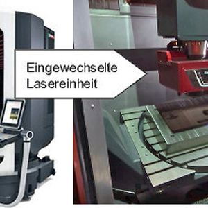 Bild 1: Multifunktionsmaschine zur Fräs- und Laserbearbeitung.