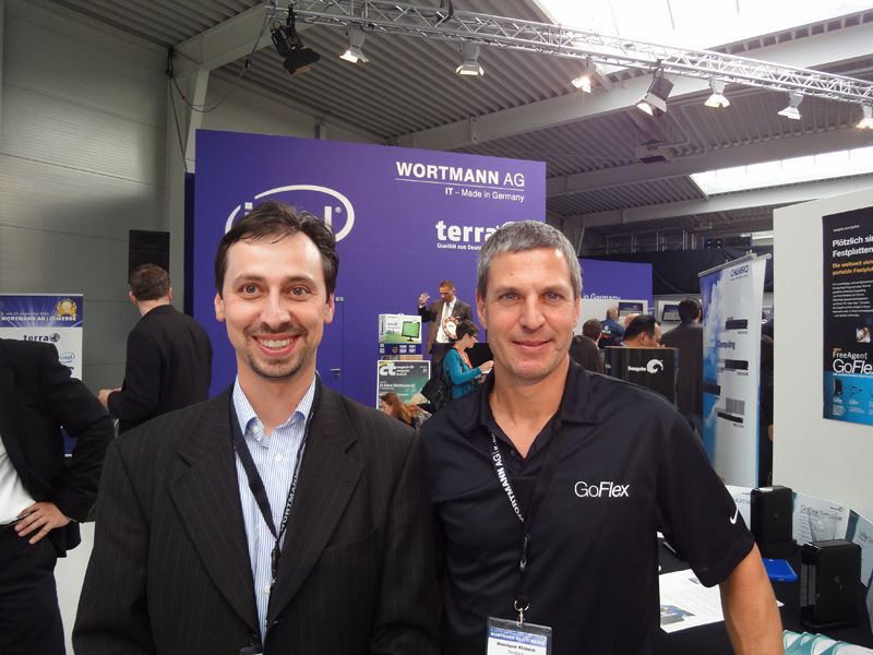 (v.l.) Cagatay Kilic und Henrique Atzkern, Seagate (Archiv: Vogel Business Media)