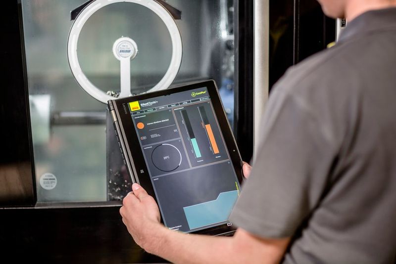 Die Turning Days 2019 nimmt Sandvik Coromant außerdem zum Anlass, die Besucher in Sachen Digitalisierung in der Zerspanung zu informieren. Dazu gehöre etwa der „Coroplus Toolguide“, der je nach Aufgabenstellung und Materialtyp, sofort eine passende Werkzeugempfehlung abgeben könne. (Sandvik Coromant)