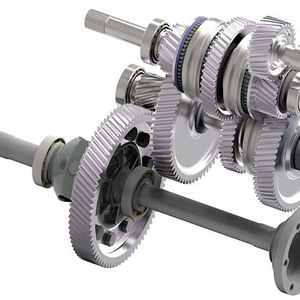 3-Gang-Hybridgetriebe