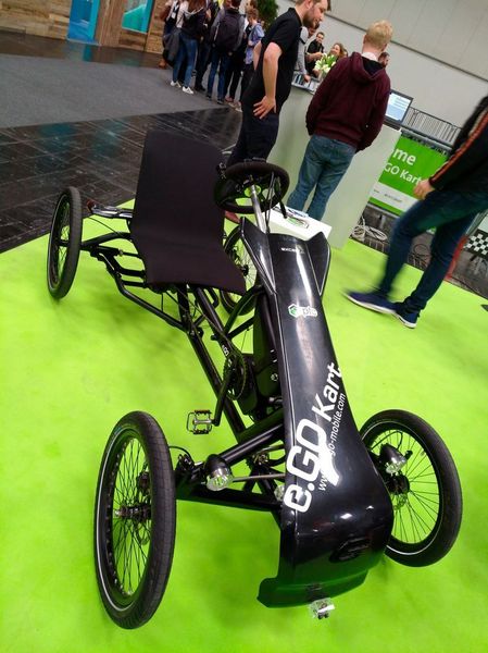 Das elektrisch betriebene Go-Kart. (Robert Horn)