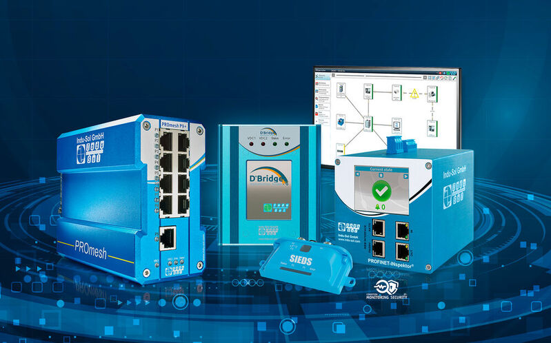 Condition Monitoring und Security Management System (CM&SM) für Anlagen und OT-Netzwerke mit Profinet und Ethernet/IP.