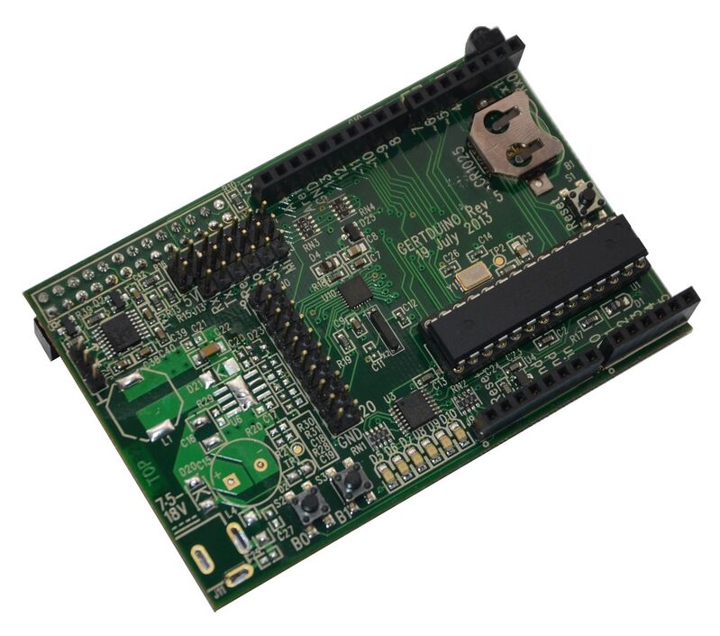 Gertduino: Arduino-lompatibles Add-on für Raspberry Pi