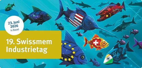 Als kleiner Fisch im grossen Teich der Weltwirtschaft zeigt die Schweiz, dass Stärke nicht von der Grösse abhängt, sondern von Agilität, Innovationskraft und Ausdauer. (Bild:  Swissmem)