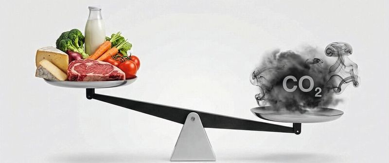 Ernährung ist für einen beträchtlichen Teil der Treibhausgasemissionen verantwortlich. Wie groß der Beitrag ist, und wie er sich reduzieren lässt, zeigt eine Analyse von Agora Agrar. (Symbolbild)(Bild:  Gemeni 3 Pro Image / KI-generiert)