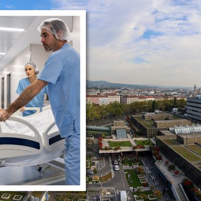 Modernisierung der Aufzuganlagen im AKH Wien. (Bild: VKMB/Otis Elevator Company)
