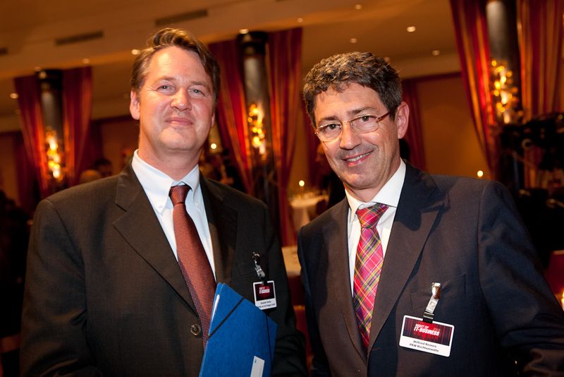 (v.l.) Alexander Woelke (Woelke von der Brüggen) mit Wilfried Reiners (PRW Rechtsanwälte) (Archiv: Vogel Business Media)
