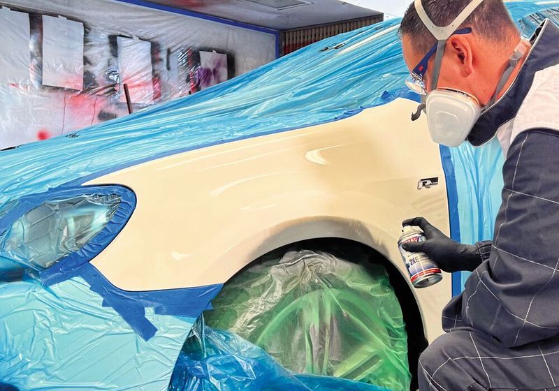 SprayMax Prozessanleitung LackRepair Metall Step8 (Bild: Peter Kwasny GmbH)