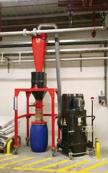 Zentrale Absauganlagen sammeln (auch explosive) Stäube von mehreren Absaugstellen. (Bild: Ruwac)