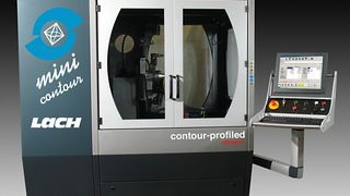 Lach Diamant präsentiert auf der Grindtec 2020 in Augsburg unter anderem die Schärfmaschine „mini contour-profiled“. In Halle 1 am Stand 1076 demonstrieren die Hanauer, wie damit das Profilieren von metallgebundenen Schleifscheiben wirtschaftlicher vonstatten geht. (Lach Diamant)