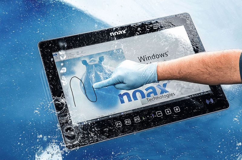 Multitouch-Industrie-PC für den anspruchsvollen Industrieeinsatz. (Noax)