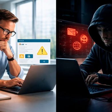 Die größte Insider-Gefahr für die Datensicherheit geht nicht von gezielten Angriffen, sondern von Nachlässigkeiten ganz normaler Mitarbeiter aus. (Bild: KI-generiert)