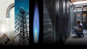 Strom, Gas, Wasser - nach Prognsen von Vertiv-Experten ziehen Leistungen aus den Rechenzentren in der Bedeutung und Bewertung gleich. 