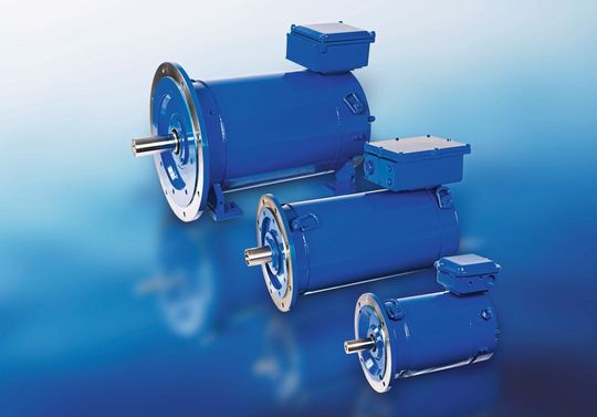 Wassergekühlte Motoren überzeugen durch ihre Kompaktheit bei hoher Leistung.  (Bild:  BEN Buchele Elektromotorenwerke)