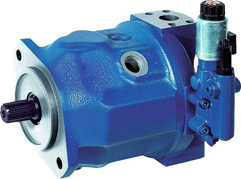 Bild 3: Weil die druckgeregelte Axialkolbenpumpe (A10VSO) die Aggregatleistung bedarfsgerecht regelt, sorgt sie für deutliche Energieeinspareffekte.  (Bild: Bosch Rexroth)