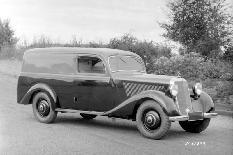 Der 170 D Kastenwagen 1951 bis 1953. (Daimler)