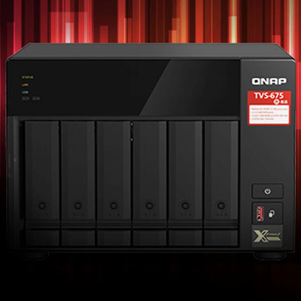 Das Qnap TVS-675-8G setzt auf eine 8-Core-x86-CPU von Zhaoxin.