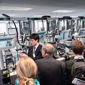The innovations and demonstrations-centre at the Global Advanced Manufacturing Institute (Gami) in Suzhou serves as a platform for projects of German and Chinese researchers.