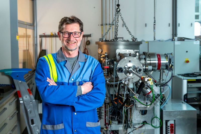 Josef Faderl und sein Team vom österreichischen Stahl- und Technologiekonzern Voestalpine haben eine ineinandergreifende Werkstoff- und Härteverfahrenstechnologie entwickelt, bei der das Zink die hohen Temperaturen übersteht. Mit diesen Stahlteilen, die bis zu sechsmal fester als konventioneller Stahl sind, können leichtere Autos gebaut werden. Dies führt zu einem niedrigeren Kraftstoffverbrauch und einer umweltfreundlicheren Produktion. Für ihre Arbeit wurden Faderl und sein Team nun als Finalisten der Kategorie „Industrie“ des Europäischen Erfinderpreises 2023 ausgewählt.  (Bild: Kurt Hoerbst/Europäisches Patentamt)