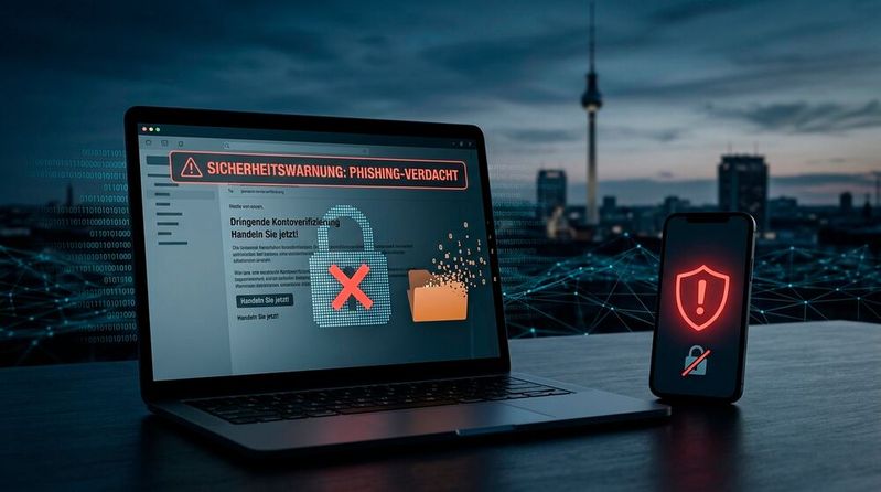 Nach einem Datenleck warnt das BSI Betroffene vor gezielten Phishing-Angriffen und möglichem Missbrauch gestohlener Informationen.(Bild:  Gemini / KI-generiert)