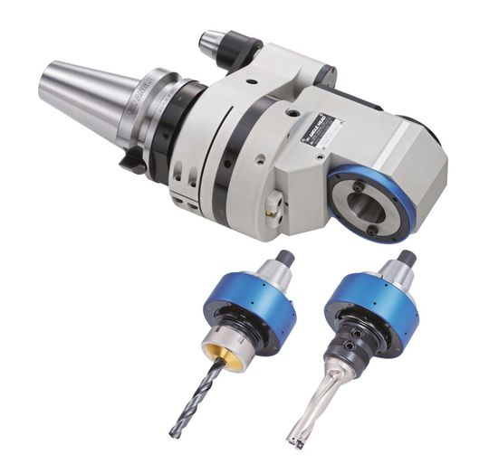 Die neuen «Center-Through-Coolant»-Winkelköpfe für bis zu 70 bar Kühlmitteldruck.(Bild:  Big Daishowa)