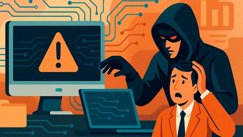 96 Prozent der Unternehmen sind der Bitkom Wirtschaftsschutz-Studie 2026 nach nachweislich oder vermutlich von Datendiebstahl, Spionage oder Sabotage betroffen. Doch nur noch 67 können Angriffe sicher feststellen.(Bild:  KI-generiert)