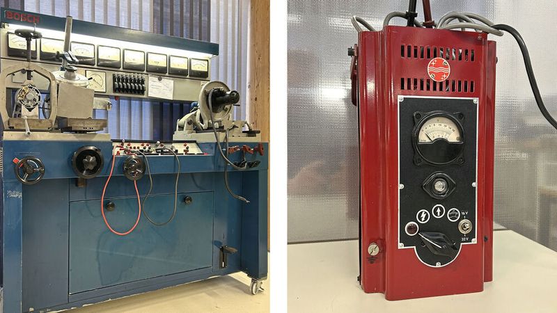 Mit einem Aggregateprüfstand lassen sich Starter, Generatoren und Zündverteiler ähnlich ihren realen Einsatzbedingungen im Fahrzeug testen.(Bild:  Diehl - VCG)