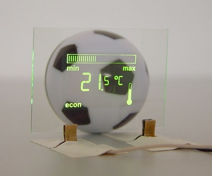 Bis zu 70% Transparenz erreichen die neu entwickelten OLED-Displays (Archiv: Vogel Business Media)