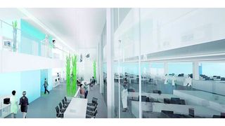 1 Neben einer guten Ausstattung ist die Planung von Kommunikationszonen enorm wichtig für effizientes Arbeiten. (Bilder: Carpus + Partner) (Archiv: Vogel Business Media)