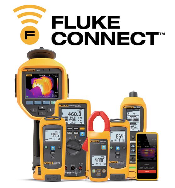 Mehr als 20 Fluke-Geräte können via Bluetooth oder Wi-Fi mit der Fluke Connect-App verbunden werden. (Fluke)