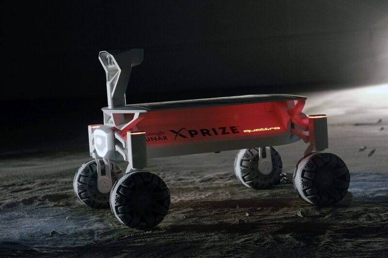 Der Audi lunar quattro Mission Mondlandung: Audi engagiert sich im Wettbewerb Google Lunar XPRIZE (Bild: Audi)