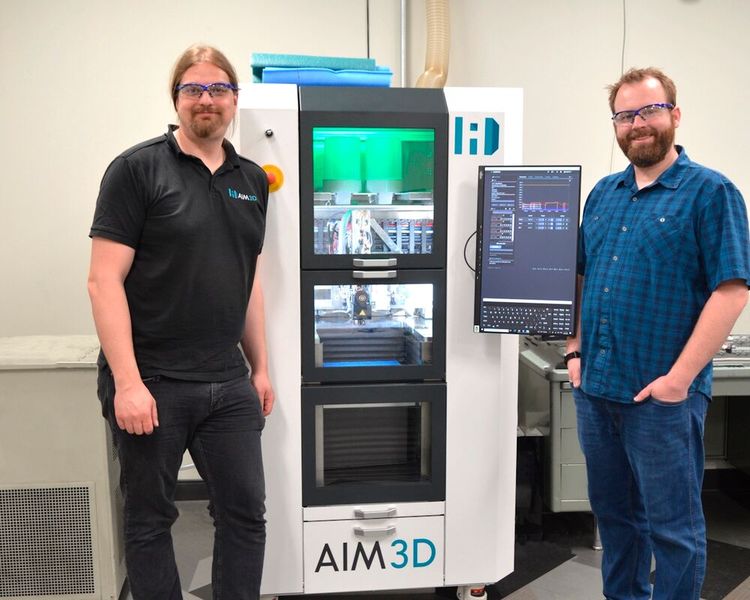 3D pellet printing in the USA: an Exam 255 at the Fraunhofer USA Center Midwest in East Lansing, Michigan. (Source: Aim 3D)