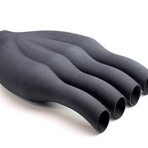 Ein weiteres Beispiel für ein technisches Bauteil, das man mit dem Werkstoff „Extreme Carbon Fiber+PA12“ von Weerg additiv fertigen kann. Das hier ist laut Weerg rund 300 × 300 × 600 Millimeter groß.