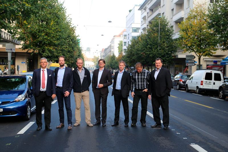 Les finalistes du prix fribourgeois de l'innovation. (JR Gonthier)