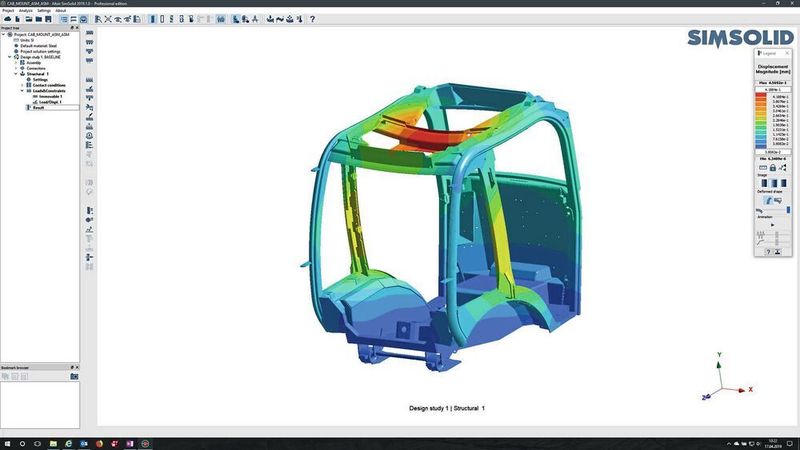 „Simsolid arbeitet ohne Rechengitter, es muss also nicht zunächst einmal aufwändig die Geometrie vereinfacht und dann das Modell vernetzt werden. Man definiert einfach die gewünschten Gleichungen und die Geometrie und das System beginnt zu rechnen“, sagt Marc Engelhart, Konstruktionsleiter bei IPR. (IPR)