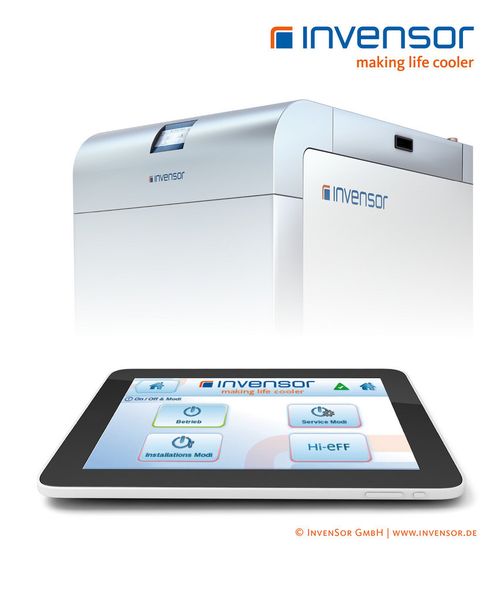 Auf Wunsch erhalten Kunden zur Kältemaschine ein vorkonfiguriertes Tablet zur Steuerung. (Bild: Invensor)