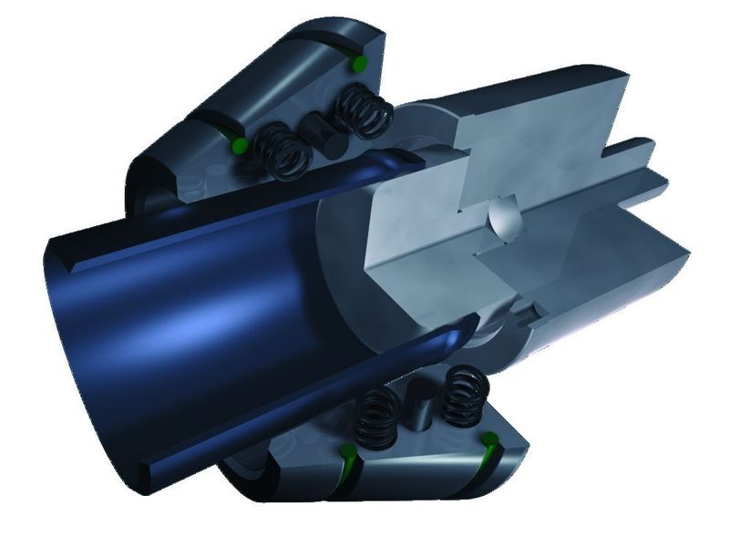 2 WALCRIMP: Die kalt umgeformte Sicke lässt sich mit der Umformmaschine des WALFORM-Systems erzeugen und bietet Schlauch und Schelle den nötigen Halt [gemäß DIN 71550]. (Archiv: Vogel Business Media)